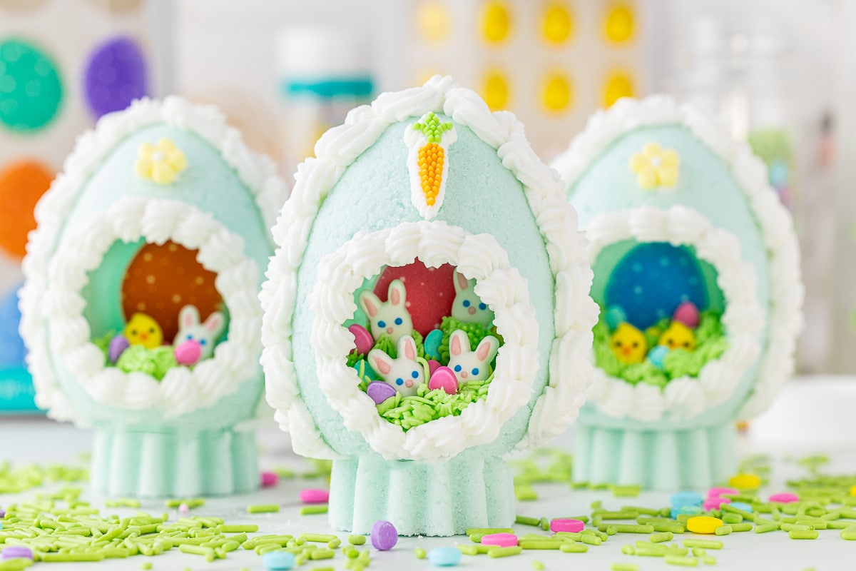 Panoramic Sugar Easter Eggs