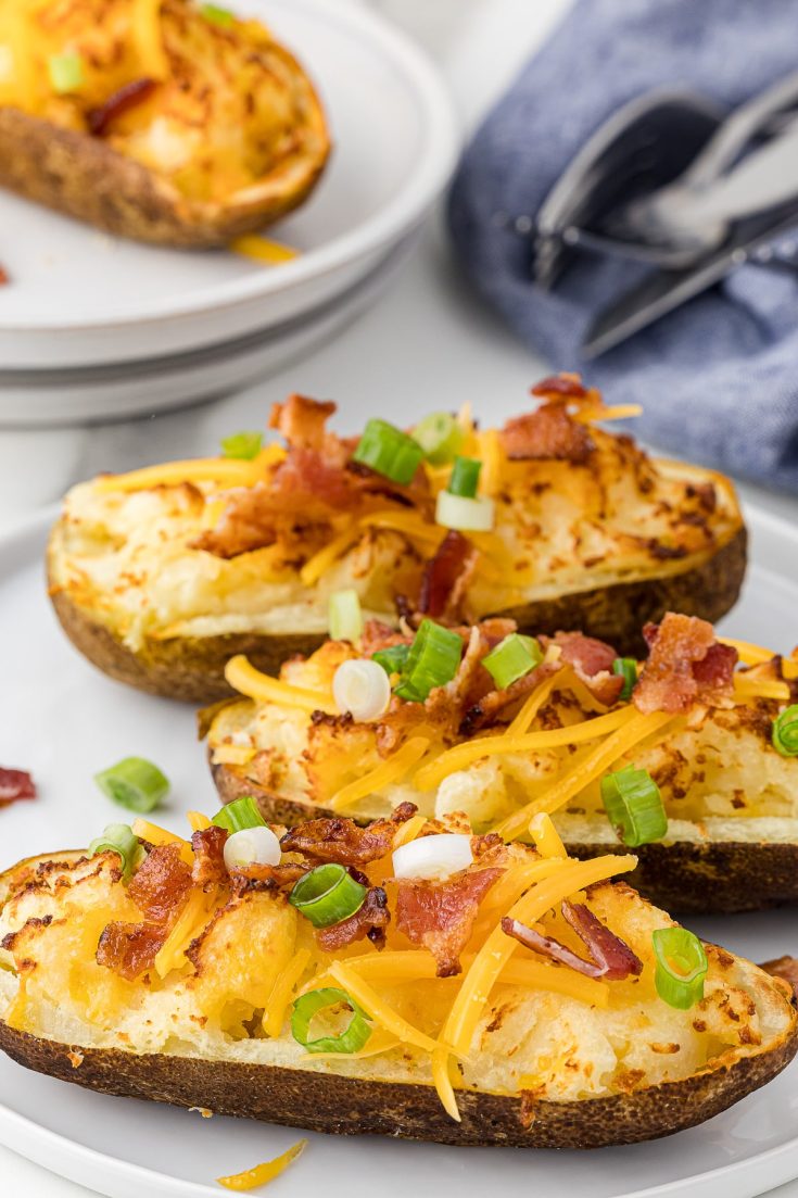 Air Fryer Twice Baked Potatoes - She Shared