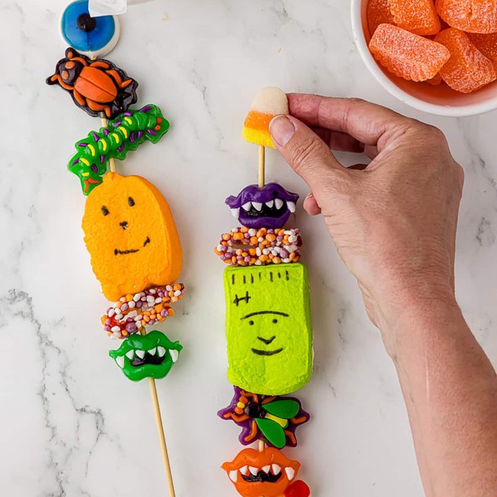 Halloween Party Candy Kabobs