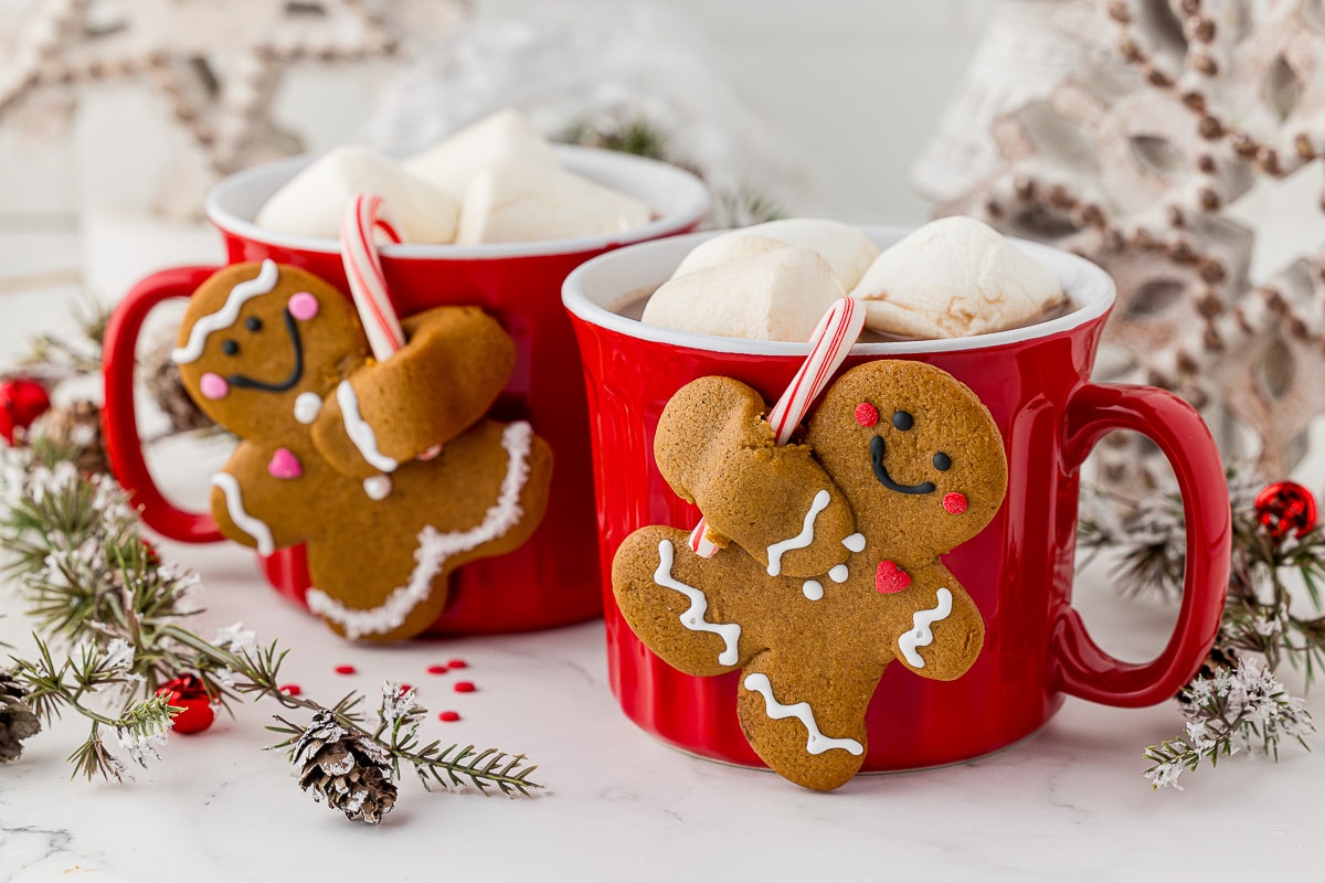 Christmas Mug Sitter Cookie Cutter Set - Perfect for cookies for