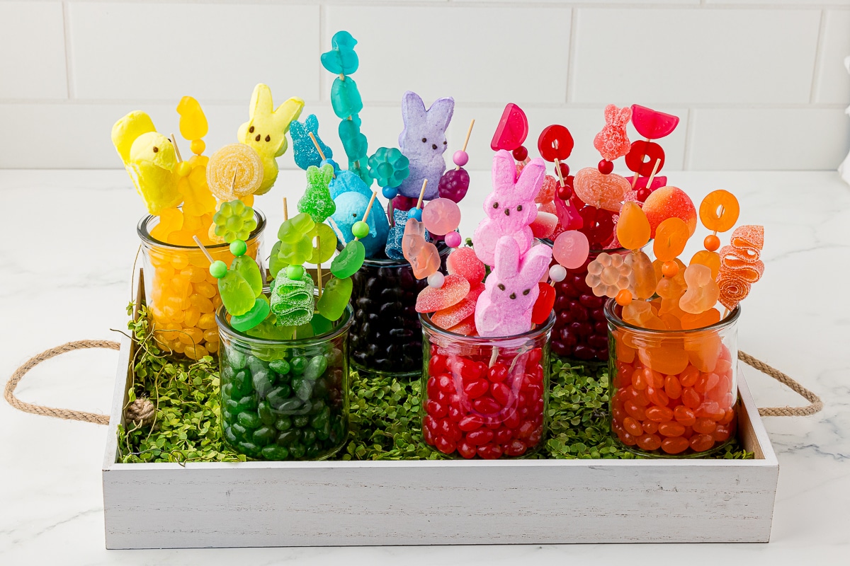 Easy DIY Easter Candy Bouquets