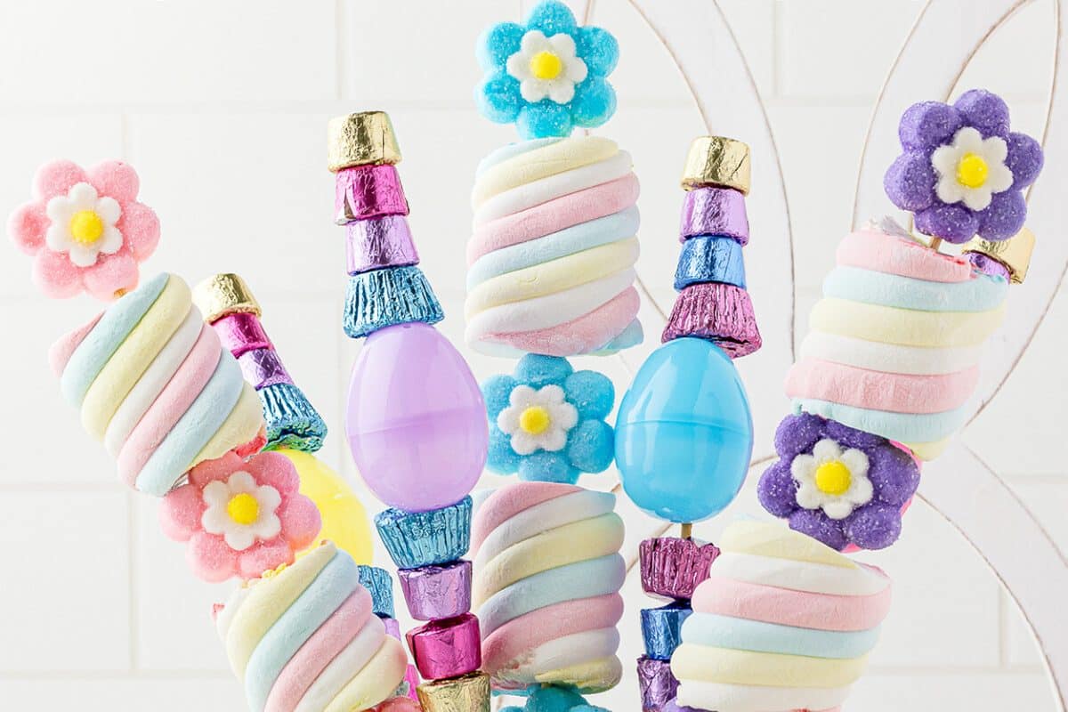 Easter Candy Kabobs