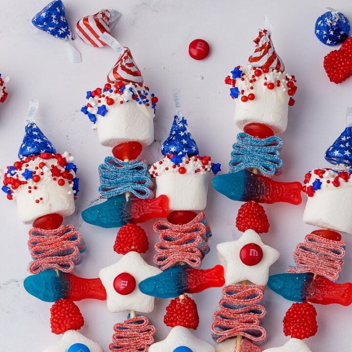 How to Make Patriotic 4th of July Candy Kabobs