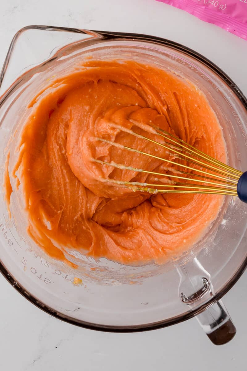 batter bowl with mixed batter