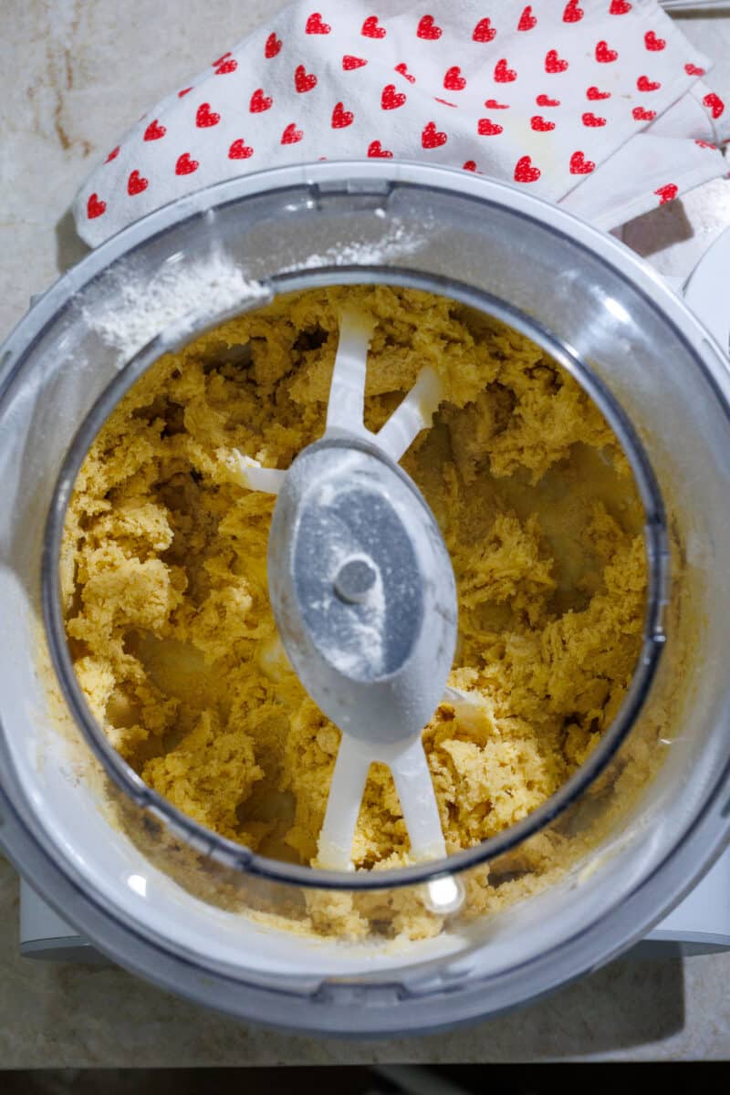 dough in a bosch mixer